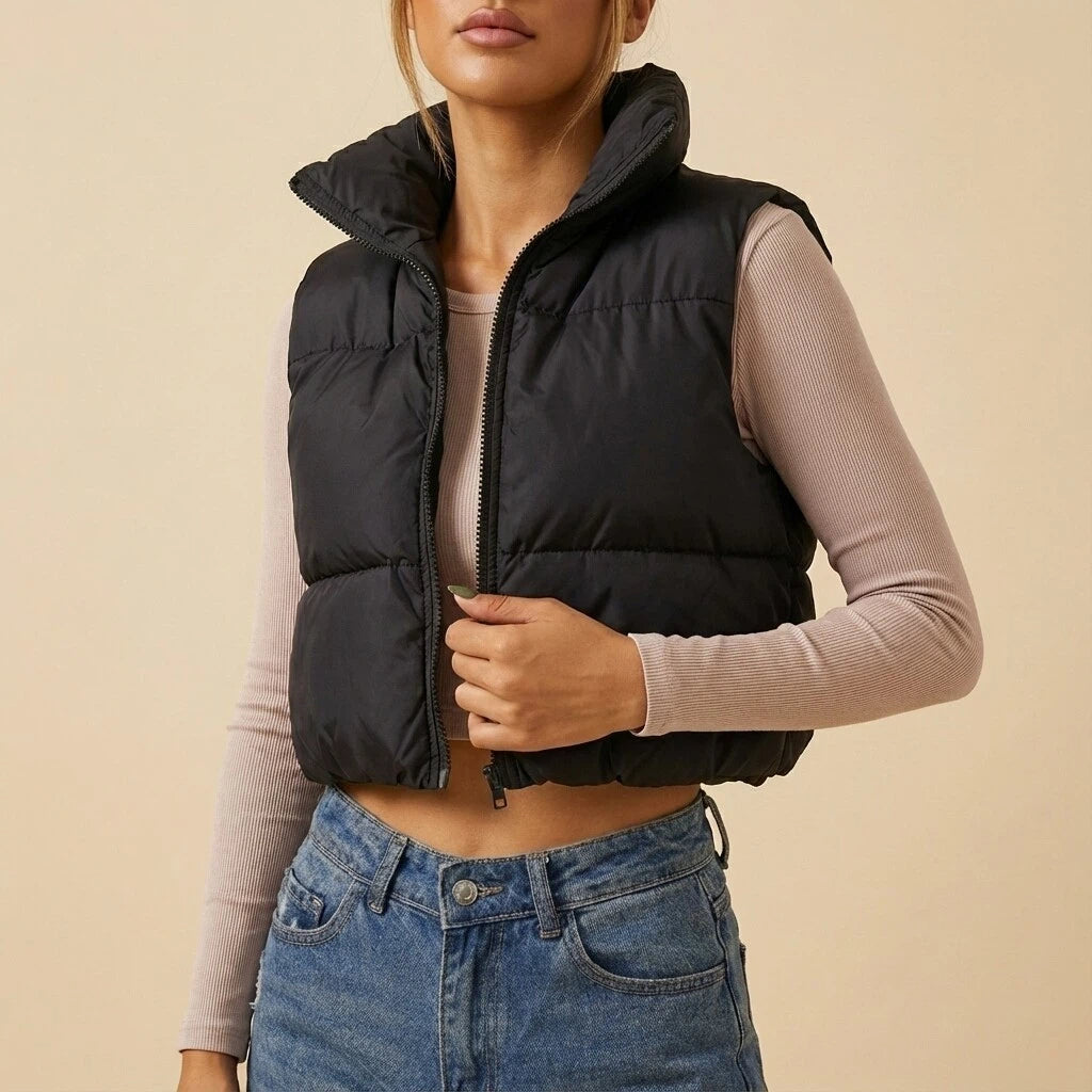 Bodywarmer Dames Dubbelzijdig Kort | Voor Dagelijks Gebruik