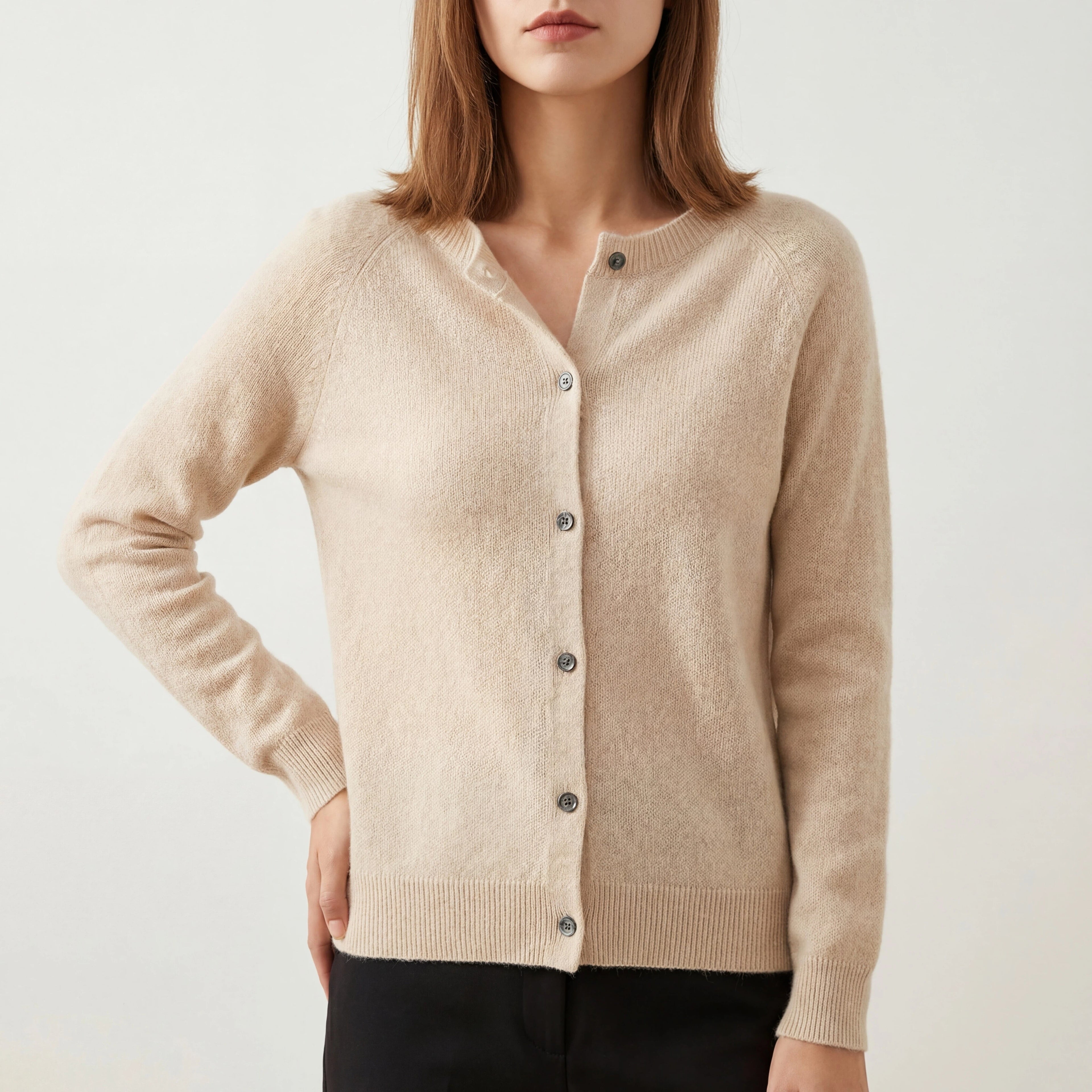 Vest Dames Met V-Hals En Knopen | Dagelijks Gebruik