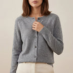 Vest Dames Met V-Hals En Knopen | Dagelijks Gebruik