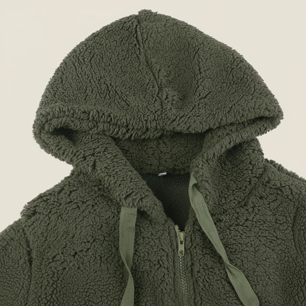 Dames Vest met Capuchon Synthetische Vezeltextuur | Dagelijks Gebruik