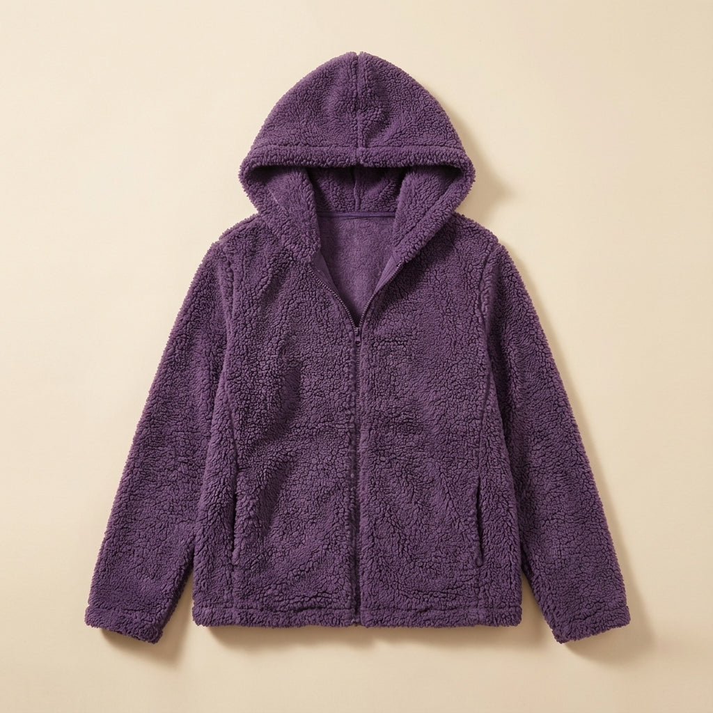 Dames Vest met Capuchon Synthetische Vezeltextuur | Dagelijks Gebruik