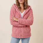 Dames Vest met Capuchon Synthetische Vezeltextuur | Dagelijks Gebruik