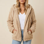 Dames Vest met Capuchon Synthetische Vezeltextuur | Dagelijks Gebruik