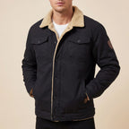 Herenjas Met Synthetische Voering En Kraag | Geschikt voor koude dagen