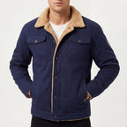 Herenjas Met Synthetische Voering En Kraag | Geschikt voor koude dagen