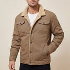 Herenjas Met Synthetische Voering En Kraag | Geschikt voor koude dagen