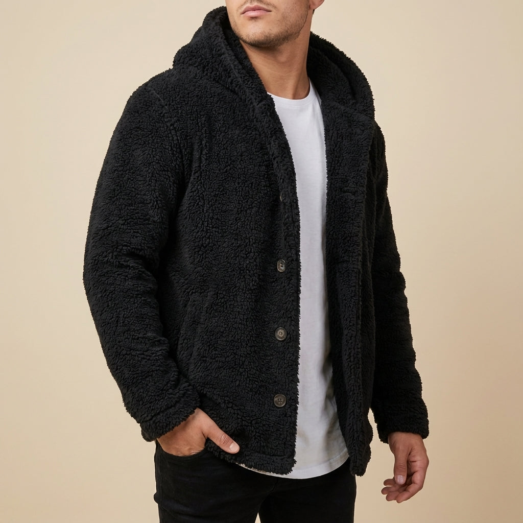 Herenjas met Capuchon Synthetische Vezel | Dagelijks Gebruik