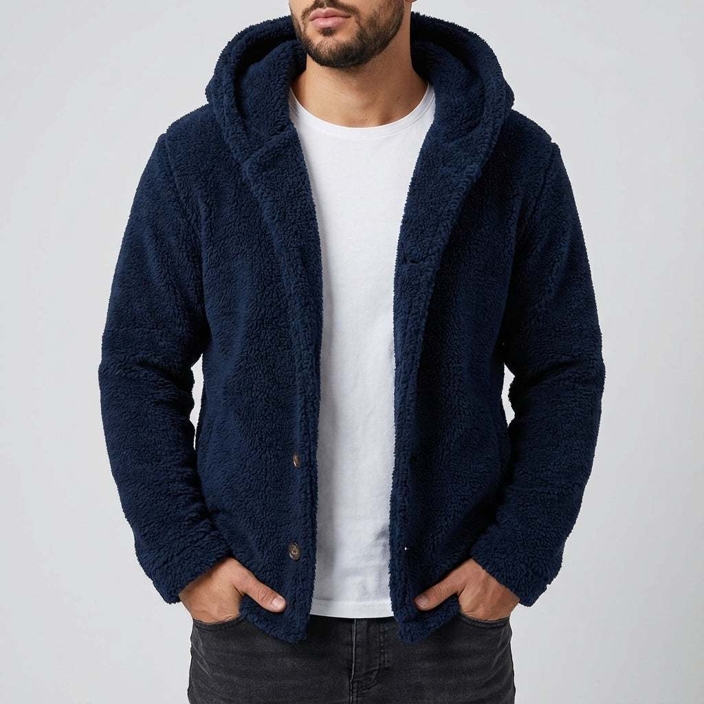 Herenjas met Capuchon Synthetische Vezel | Dagelijks Gebruik