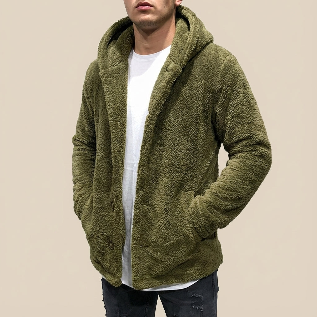 Herenjas met Capuchon Synthetische Vezel | Dagelijks Gebruik