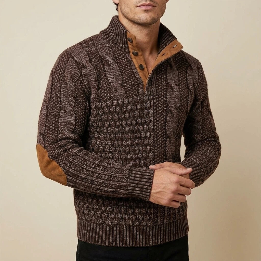 Heren Trui Half Zip Gebreid | Casual winterstijl