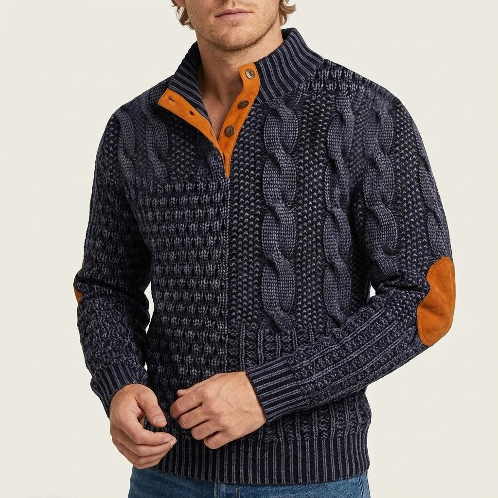 Heren Trui Half Zip Gebreid | Casual winterstijl