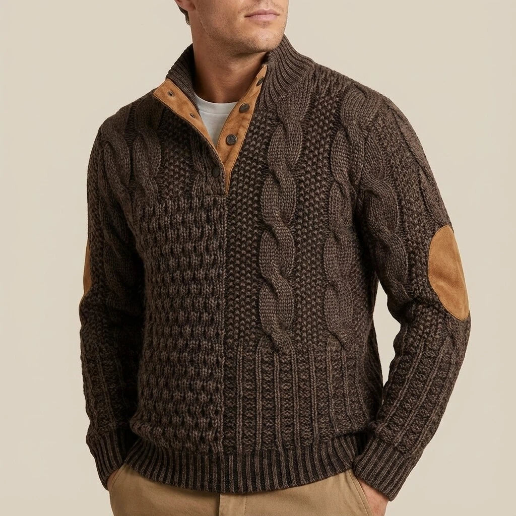 Heren Trui Half Zip Gebreid | Casual winterstijl