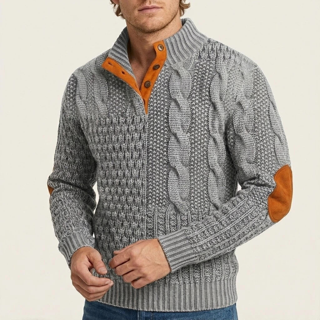 Heren Trui Half Zip Gebreid | Casual winterstijl