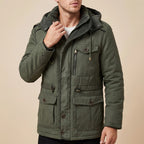 Heren Winterjas Met Voering En Capuchon | Geschikt voor koude dagen