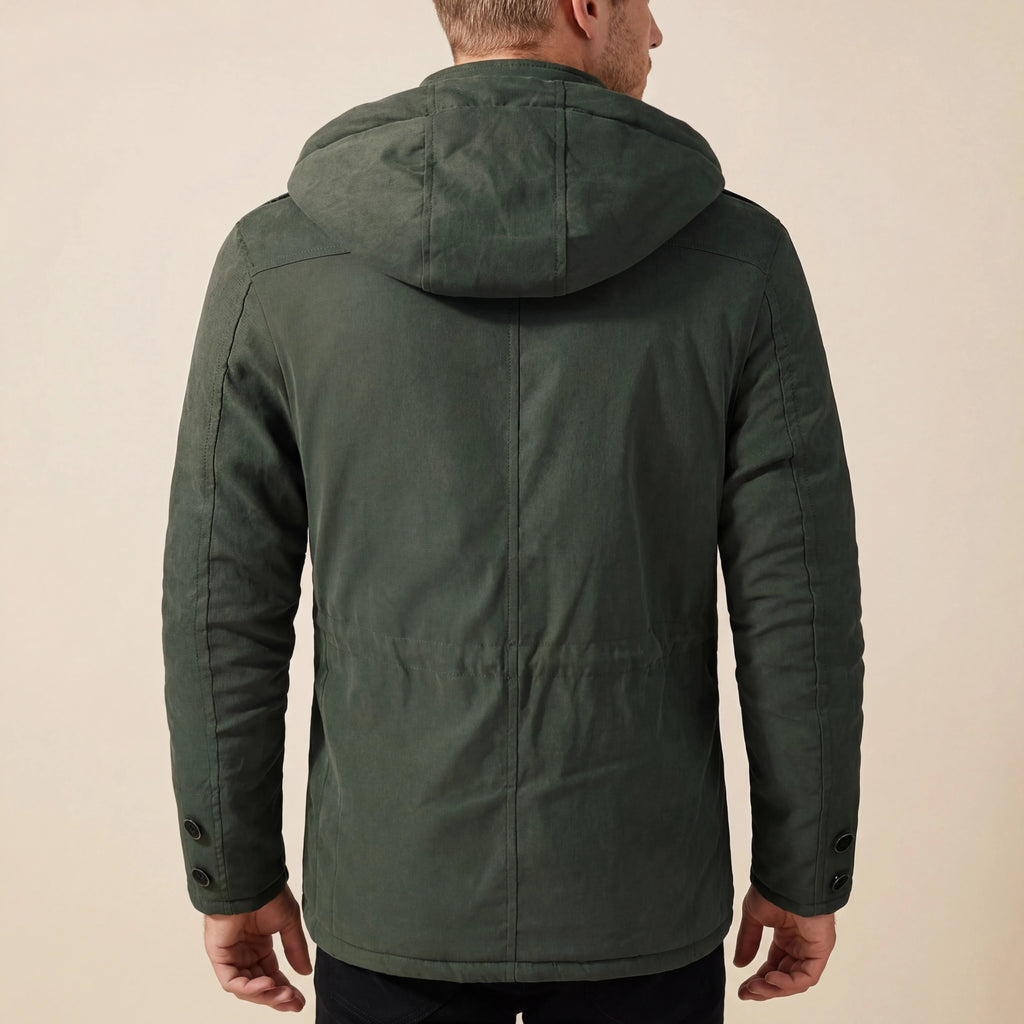 Heren Winterjas Met Voering En Capuchon | Geschikt voor koude dagen