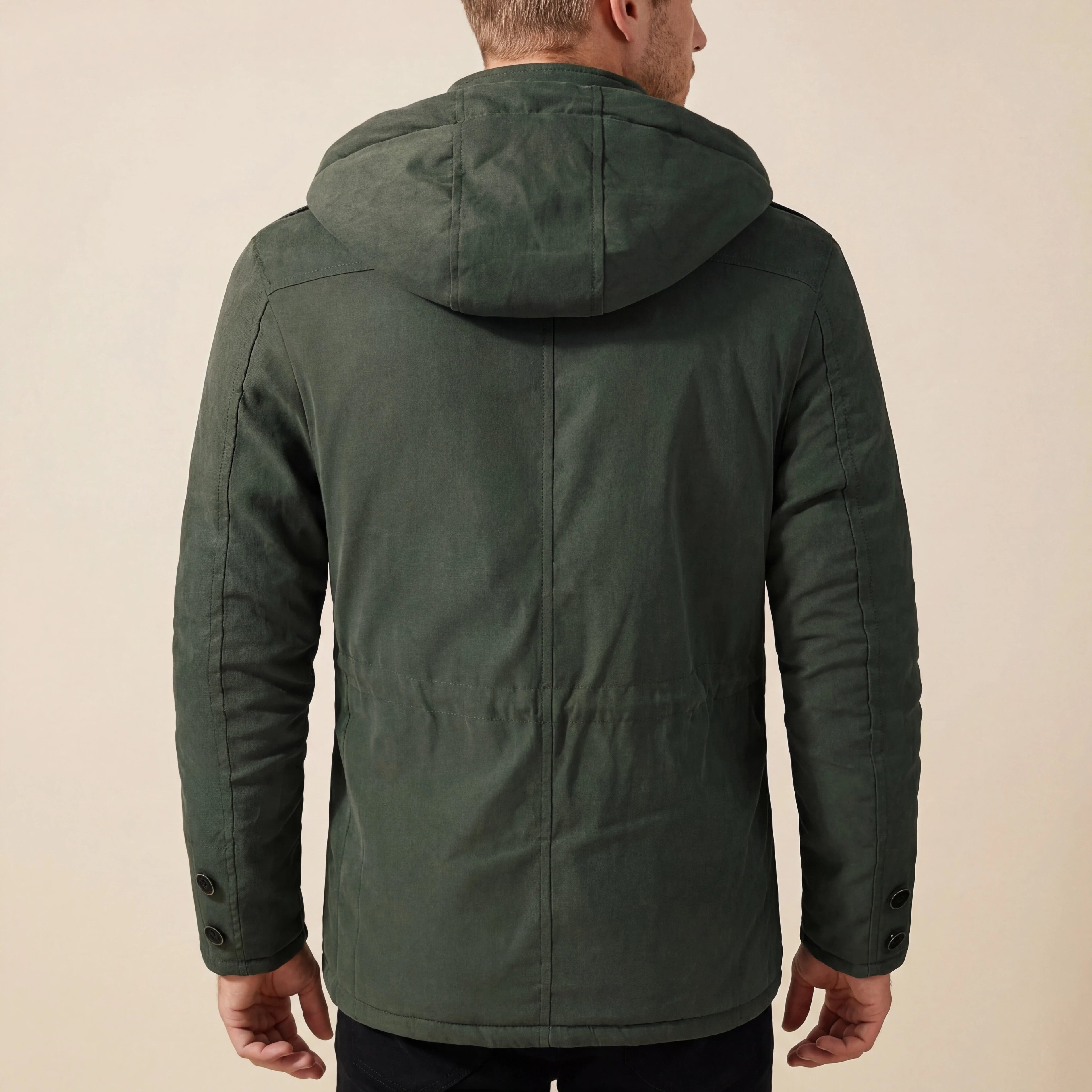 Heren Winterjas Met Voering En Capuchon | Geschikt voor koude dagen