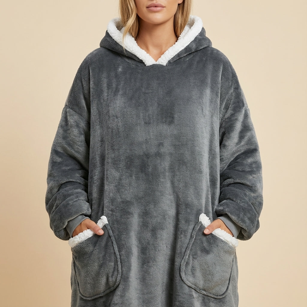 Hoodie Deken Dames Oversized Synthetisch | Thuisgebruik