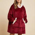 Hoodie Deken Dames Oversized Synthetisch | Thuisgebruik