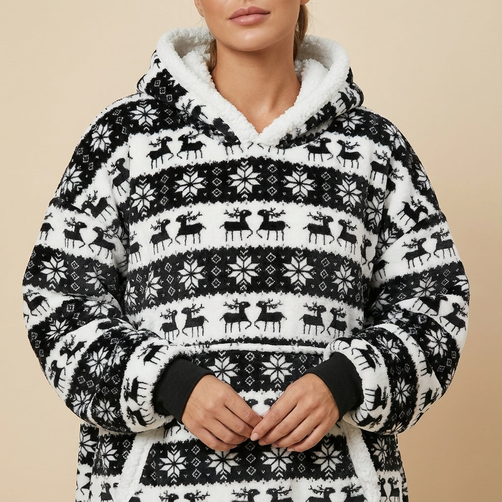 Hoodie Deken Dames Oversized Synthetisch | Thuisgebruik