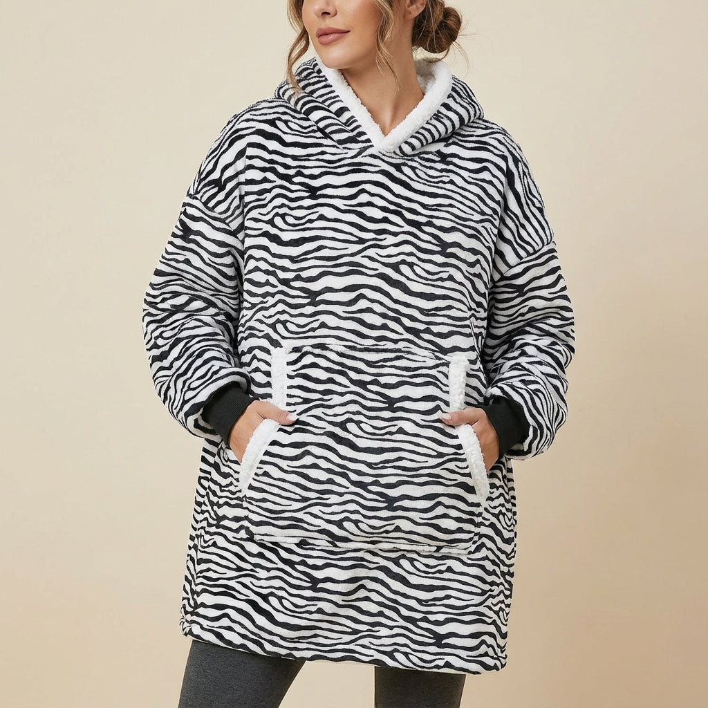 Hoodie Deken Dames Oversized Synthetisch | Thuisgebruik