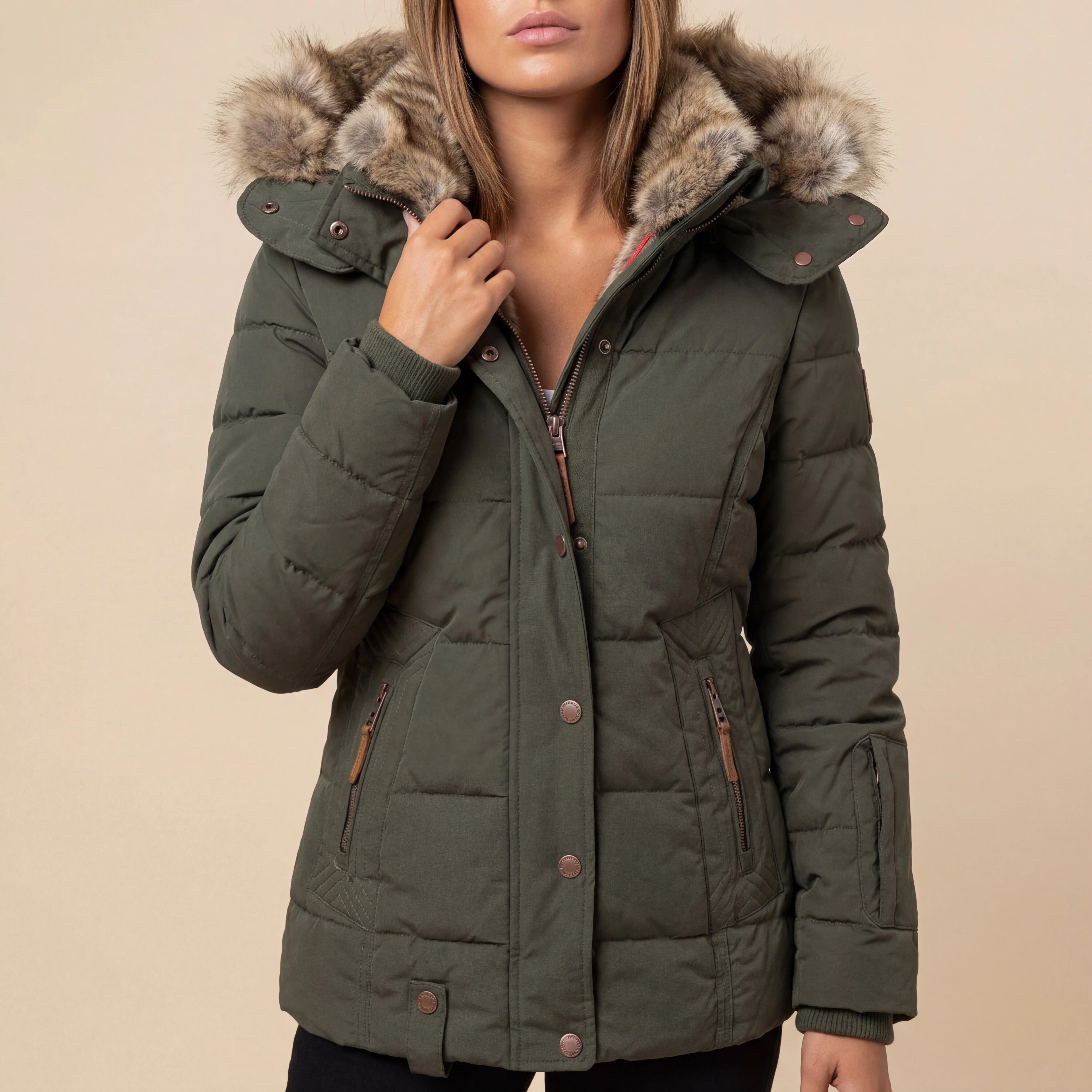 Jas Dames Met Capuchon Praktisch Ontwerp | Geschikt voor koude dagen