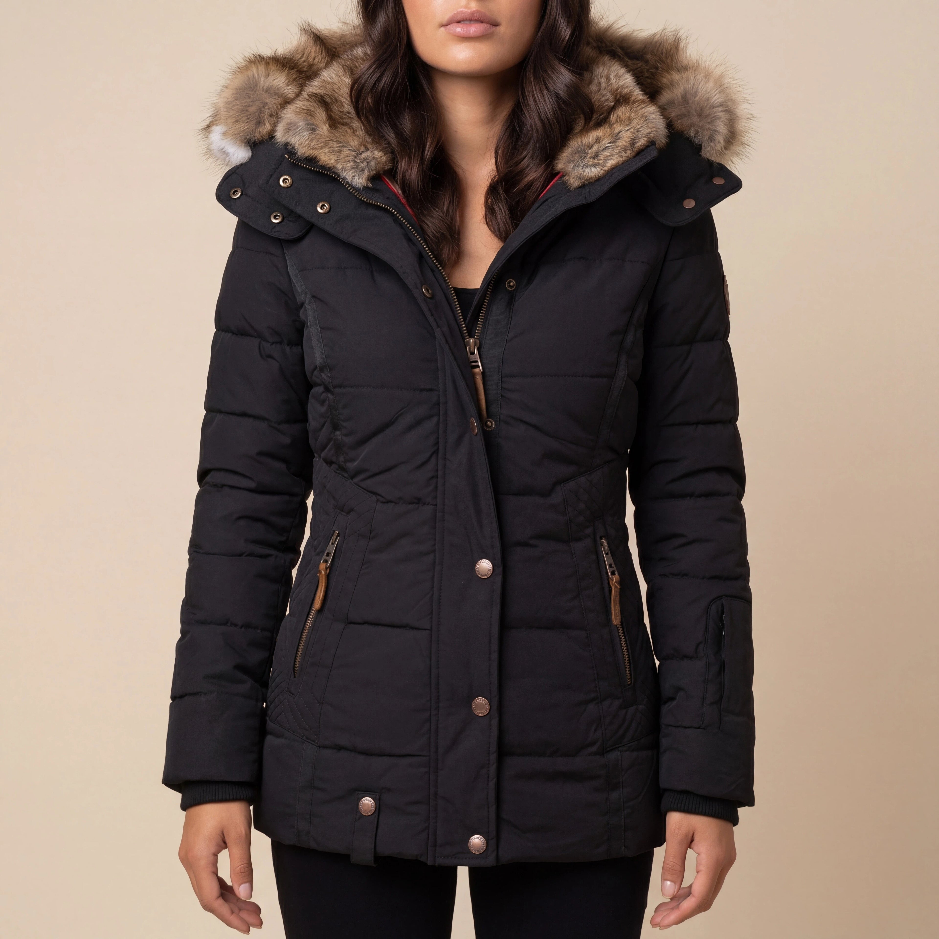 Jas Dames Met Capuchon Praktisch Ontwerp | Geschikt voor koude dagen