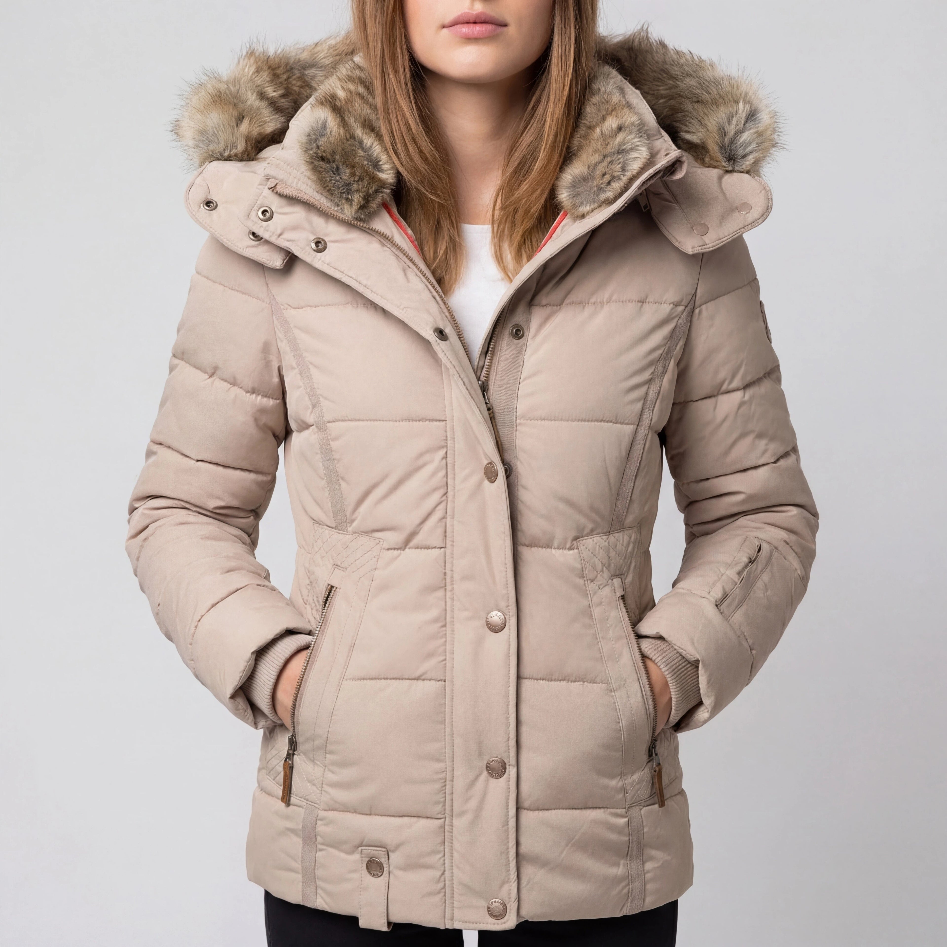 Jas Dames Met Capuchon Praktisch Ontwerp | Geschikt voor koude dagen