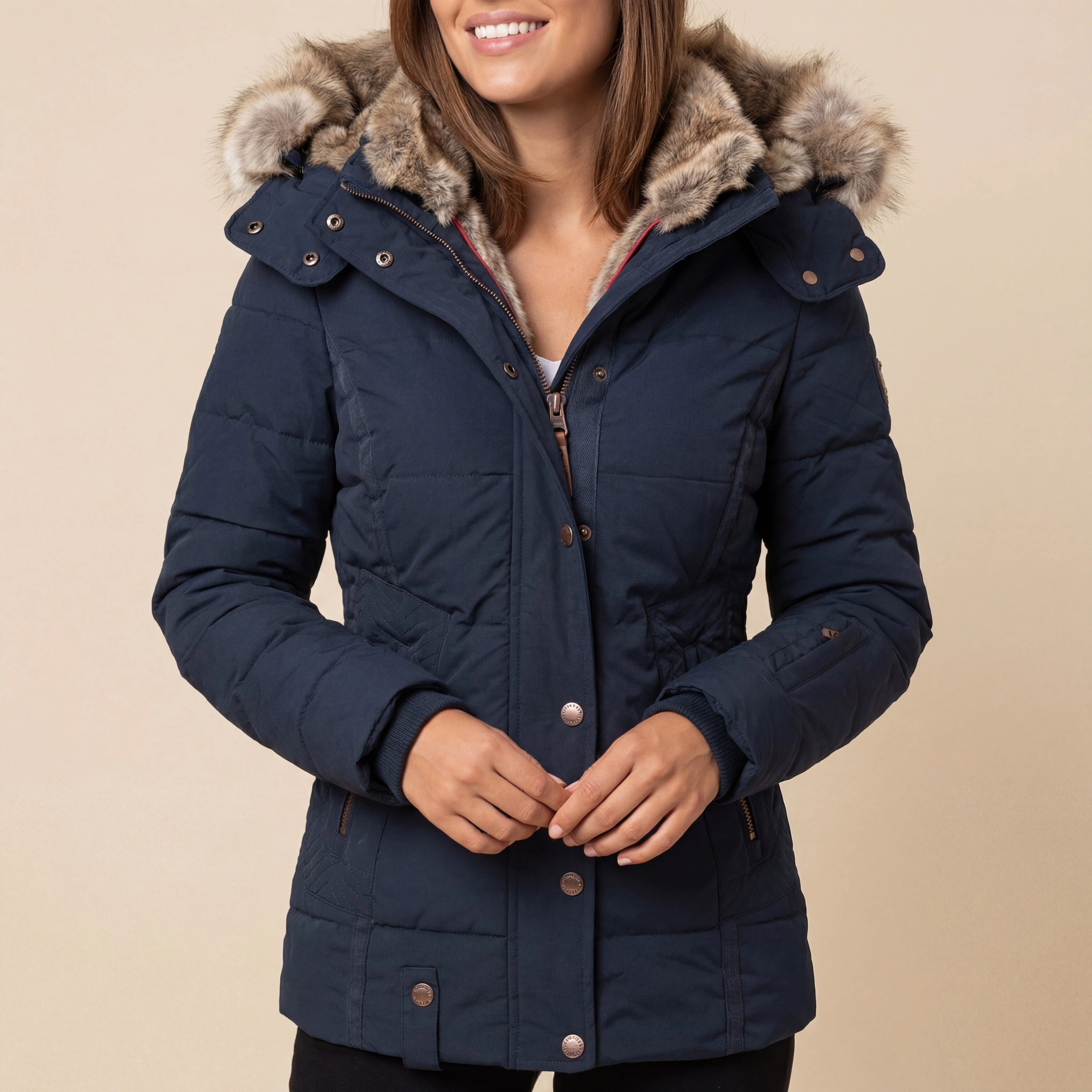 Jas Dames Met Capuchon Praktisch Ontwerp | Geschikt voor koude dagen