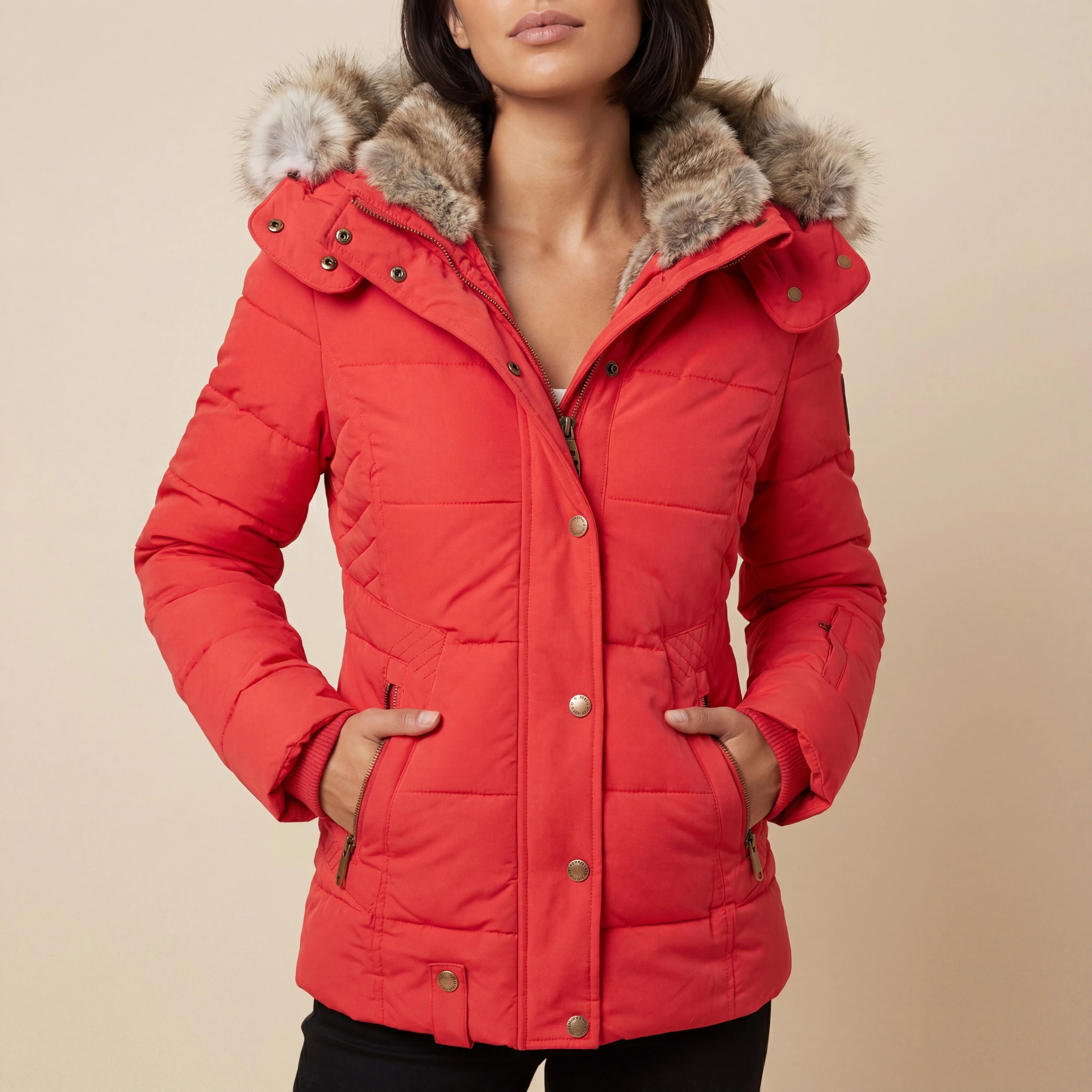 Jas Dames Met Capuchon Praktisch Ontwerp | Geschikt voor koude dagen