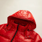 Pufferjas Met Capuchon Glanzende Look | Wintergebruik