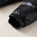 Pufferjas Met Capuchon Glanzende Look | Wintergebruik