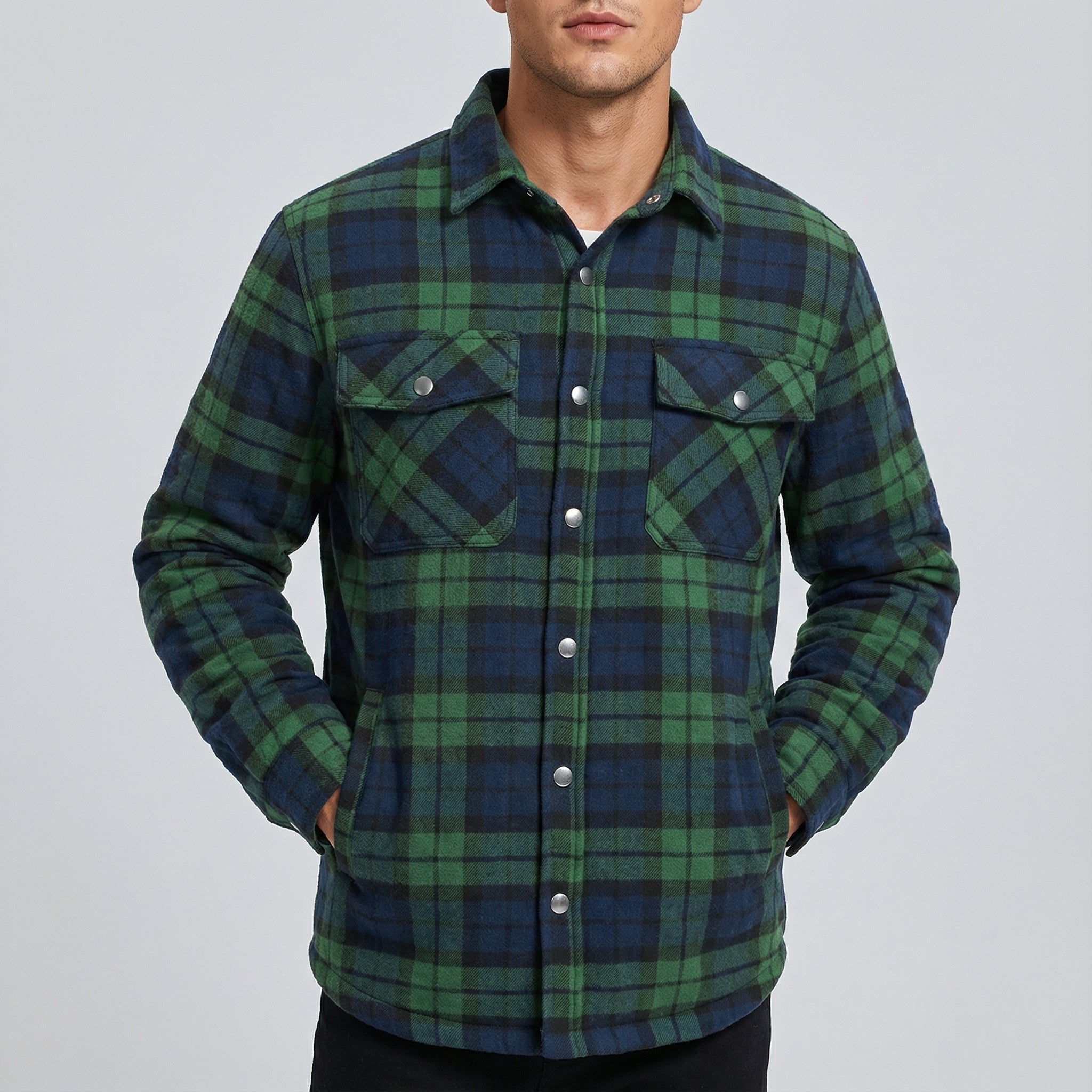 Winterjas Heren Geruit Model | Voor Dagelijks Gebruik