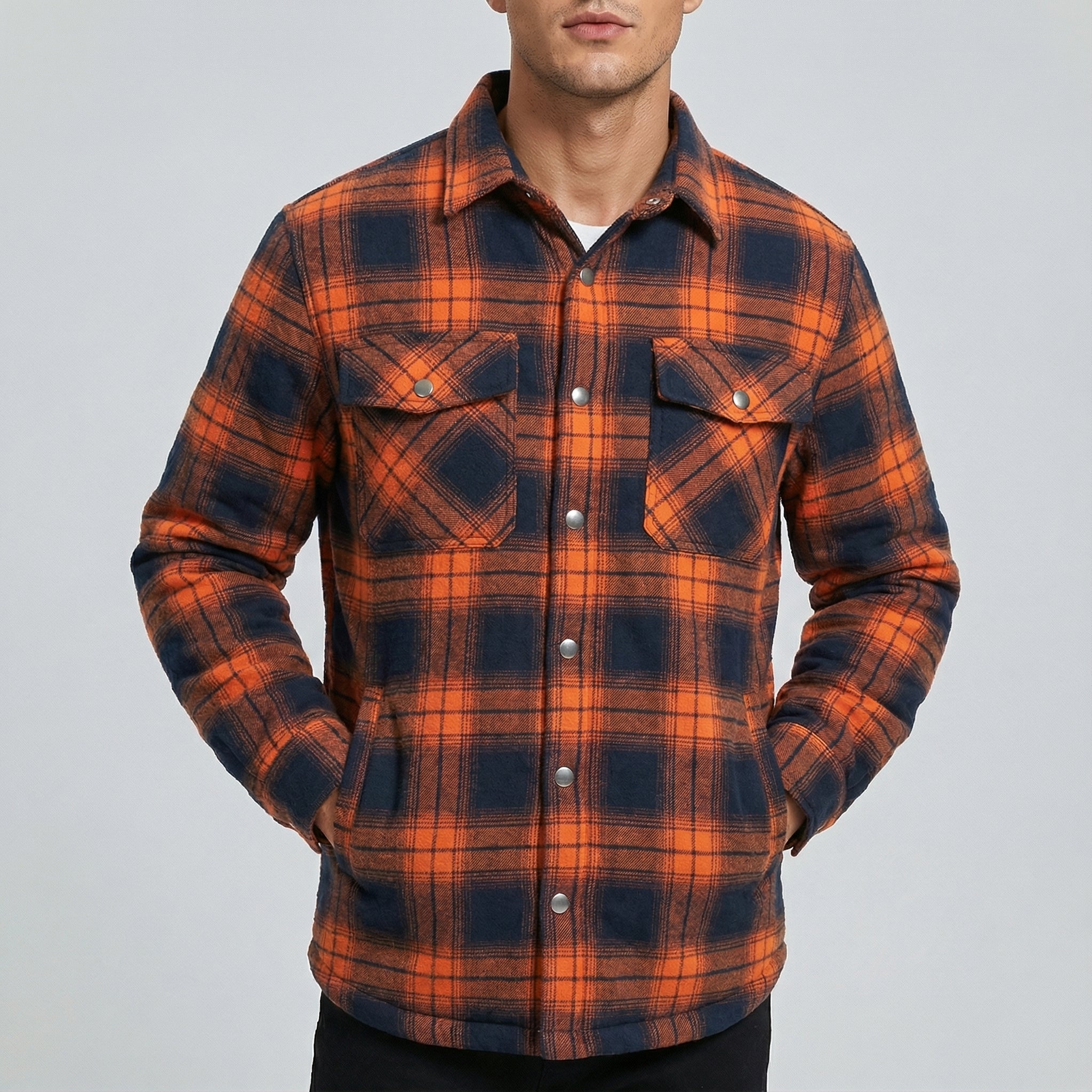 Winterjas Heren Geruit Model | Voor Dagelijks Gebruik