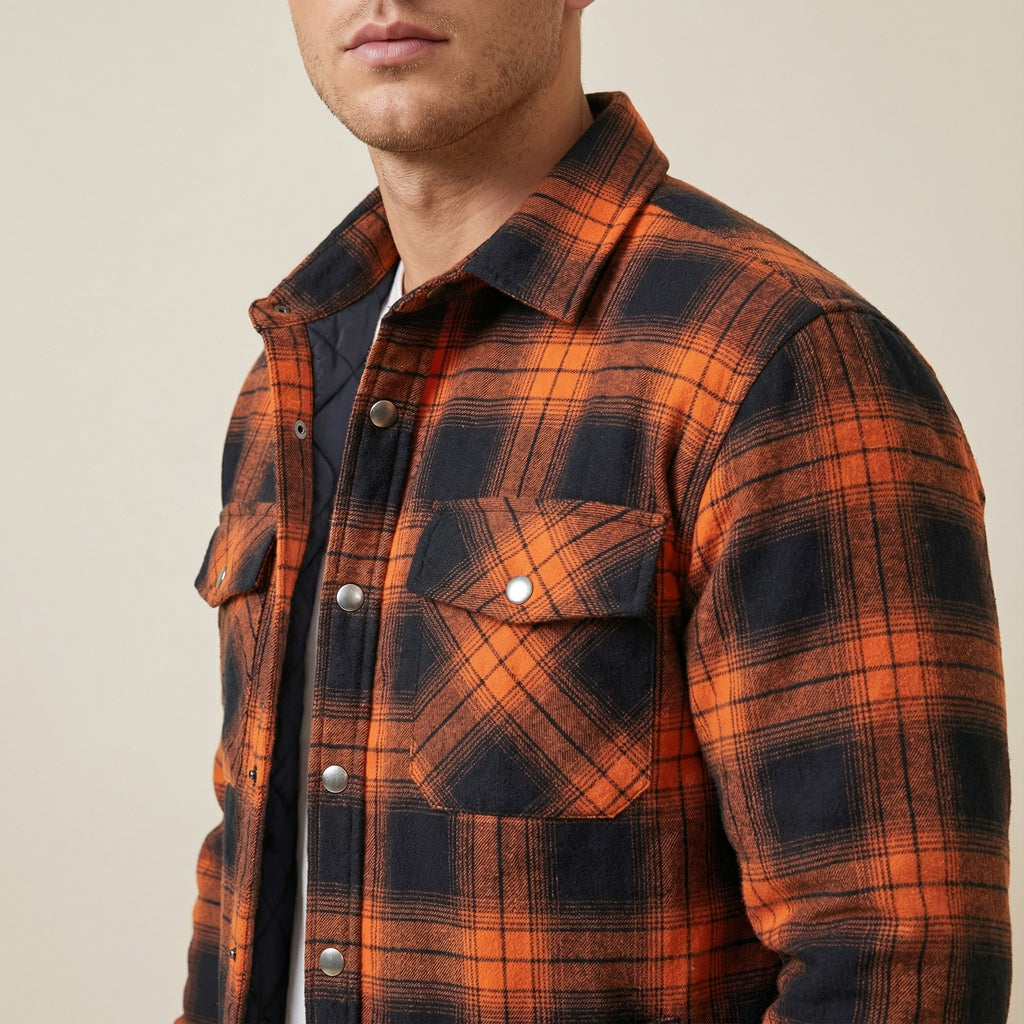 Winterjas Heren Geruit Model | Voor Dagelijks Gebruik