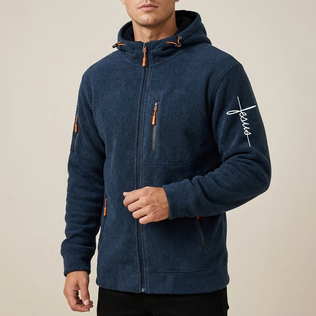 Winterjas Heren met Capuchon en Rits | Casual buitengebruik