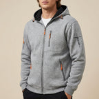 Winterjas Heren met Capuchon en Rits | Casual buitengebruik