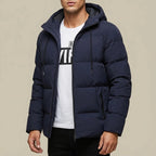 Winterjas Heren Puffer Design met Huidige Kap | Dagelijkse buitenkleding